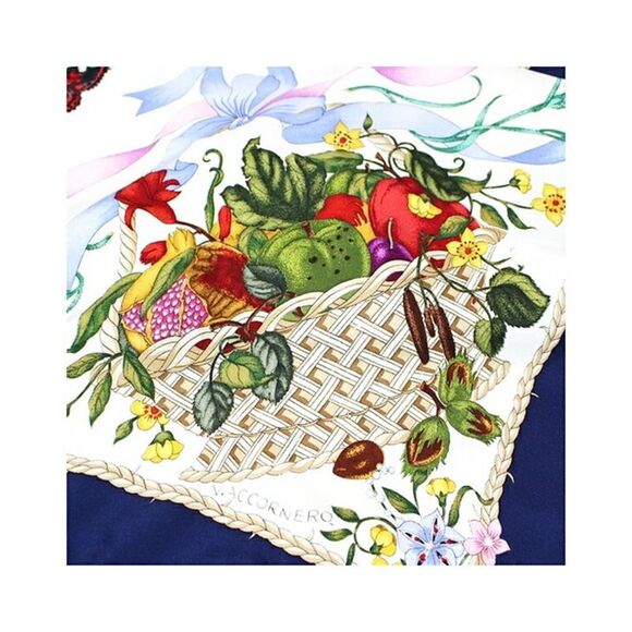 Pre Loved Gucci Floral Print Silk Scarf Women Multicolour Scarves & Shawls - Picture 6 of 8